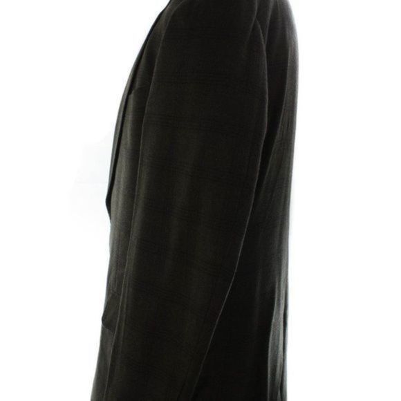 BROOKS BROTHERS Men's Green Plaid Cashmere Jacket Size S - Picture 3 of 7